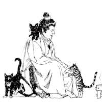 Mei Changsu and cats